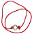 Pulsera de cordón de seda roja Louis Vuitton Sun Idylle  ref.1444200