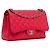 Bolsa de Ombro Red Chanel Jumbo Classic Caviar Double Flap Vermelho - vista 2