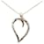 Tiffany & Co Collier pendentif en argent sterling Tiffany en forme de feuille ouverte Argenté  ref.1444333