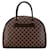 Bolsa de viagem Nolita Damier Ebene Louis Vuitton marrom Couro  ref.1444476