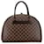 Bolsa de viagem Nolita Damier Ebene Louis Vuitton marrom Couro  ref.1444490