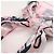 Foulard Hermès Carré 90 "Modernismo Tropical" 100% Seta Rosa - vista 16