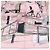 Foulard Hermès Carré 90 "Modernismo Tropical" 100% Seta Rosa - vista 8