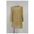 Túnica de encaje trenzado Dolce & Gabbana en algodón amarillo Camello - vista 6
