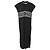 Vestido midi de algodón negro con logo en V de Kenzo