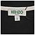 Vestido midi de algodón negro con logo en V de Kenzo - vista 5