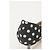 Décolleté a pois neri in cotone Paul Andrew Nero - vista 17