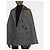 Abrigo Moschino de lana negro oversize - vista 3