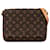 Louis Vuitton Brown Monogram Musette Tango Short Strap Leather Cloth  ref.1445006