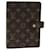 LOUIS VUITTON Monogram Agenda MM Day Planner Cover R20105 LV Auth 78887 Cloth  ref.1445087