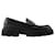 Mocassins Adriano - Versace - Couro - Preto Bezerro-como bezerro  ref.1445319