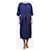 Autre Marque Purple belted linen midi dress - size UK 12  ref.1445541