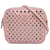 Prada Rosa Perforierte Saffiano Umhängetasche Pink Leder  ref.1445567