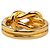 Ring Anello per sciarpa Atame in oro Hermès D'oro - vista 3