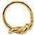 Ring Anello per sciarpa Atame in oro Hermès D'oro - vista 4