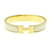 Hermès Hermes Click Clack H Bangle in Beige and Gold Golden  ref.1446092