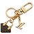 Portachiavi Louis Vuitton Alma Monogram Marrone D'oro - vista 4