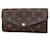 Louis Vuitton Monogram Portefeuille Sarah Long Wallet Brown Pink  ref.1446244