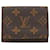 Portacarte a busta Monogram Louis Vuitton per donne Marrone Pelle Plastica  ref.1446248