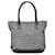 Fendi Zucchino Tote Bag - Gray Navy Canvas Leather Brown Navy blue Cloth  ref.1446308