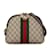 Borsa a Spalla Gucci GG Supreme Sherry Line Ophidia Marrone Pelle Plastica  ref.1446314