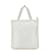 Timeless Bolsa tote de couro branco Chanel Coco Mark para mulheres  ref.1446375