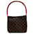 Sac à main Louis Vuitton Monogram Looping MM pour femmes Cuir vernis Marron  ref.1446396