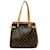 Sac à main vertical Batignolles Monogram Louis Vuitton pour femmes Cuir vernis Marron  ref.1446405