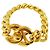 Timeless Bracciale charm placcato oro con chiusura a scatto Chanel per donne