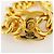 Timeless Bracciale charm placcato oro con chiusura a scatto Chanel per donne - vista 4