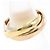 Cartier Trinity K18 Gold Band Ring for Women - view 2