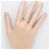 Cartier Trinity K18 Gold Band Ring for Women - view 3