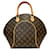 Sac à main Louis Vuitton Monogram Ellipse MM pour femmes Cuir vernis Marron Monogramme  ref.1446465