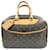 Borsa Louis Vuitton Monogram Deauville M47270 Blu Monogramma Pelle verniciata  ref.1446530