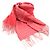 Timeless Chanel Cashmere Stole in Pink and Red - view 5