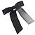 Timeless Clip per capelli in raso nero Chanel per donne