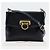 Borsa a spalla in pelle nera Gancini di Salvatore Ferragamo Nero - vista 18