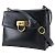 Borsa a spalla in pelle nera Gancini di Salvatore Ferragamo Nero - vista 2