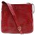 Borsa a Spalla Gancini Salvatore Ferragamo - Pelle Rossa Rosso