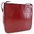 Borsa a Spalla Gancini Salvatore Ferragamo - Pelle Rossa Rosso - vista 3