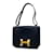 Hermès Hermes Constance 24 Shoulder Bag in Navy Box Calf Leather Navy blue Pony-style calfskin  ref.1447068