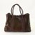 Hermès Borsa a spalla in pelle Hermes Garden PM Marrone