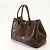 Hermès Borsa a spalla in pelle Hermes Garden PM Marrone - vista 2