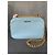 Borsa a spalla Miu Miu Camera azzurro pelle Blu chiaro - vista 4
