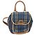 Autre Marque Borsa a spalla Burberrys Nova Check in pelle PVC blu Auth 78851 Beige