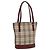BURBERRY Nova Check Tote Bag aus Canvas Beige Auth mr278