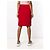 Falda recta roja Moschino - vista 4