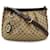 Borsa a Spalla Gucci Sukey GG Canvas Beige Cachi Marrone scuro Pelle Tela  ref.1447404