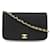 Timeless Chanel Matelasse Chain Bag - Black Quilted Cotton and Leather Shoulder Bag  ref.1447498