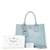 Prada Saffiano Triangle Plate Handbag - Blue & White Leather  ref.1447512